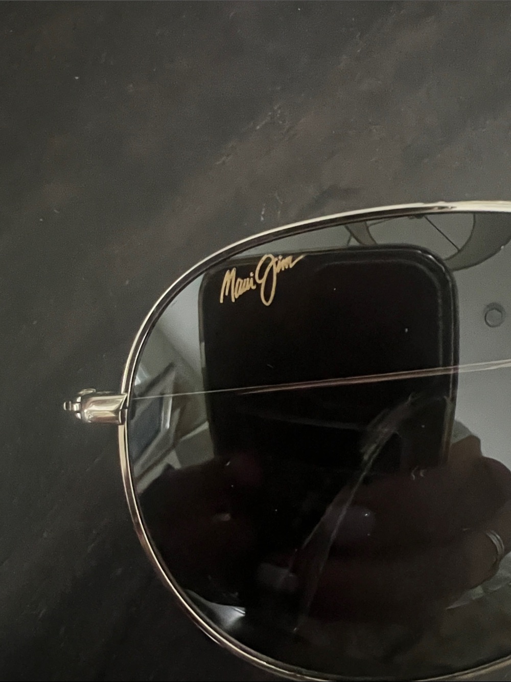 MAUI JIM MAVERICKS AVIATOR POLARIZED SUNGLASSES NEVER WORN - Picture 6 of 6